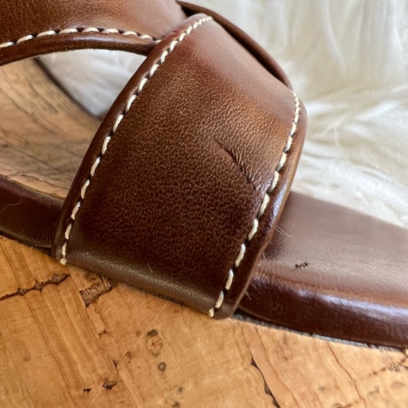 💥Guess Wedges sandals brown cork slip on💫 - Picture 9 of 16